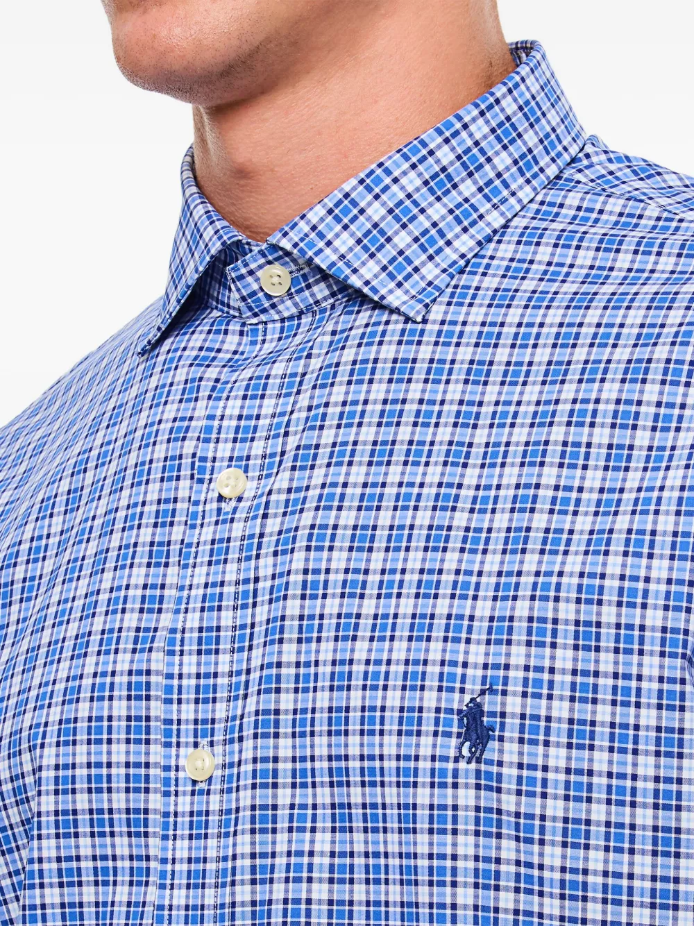Polo Ralph Lauren Geruit overhemd Blauw