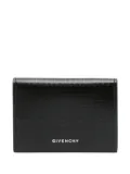 Givenchy 4G-leather card holder - Black