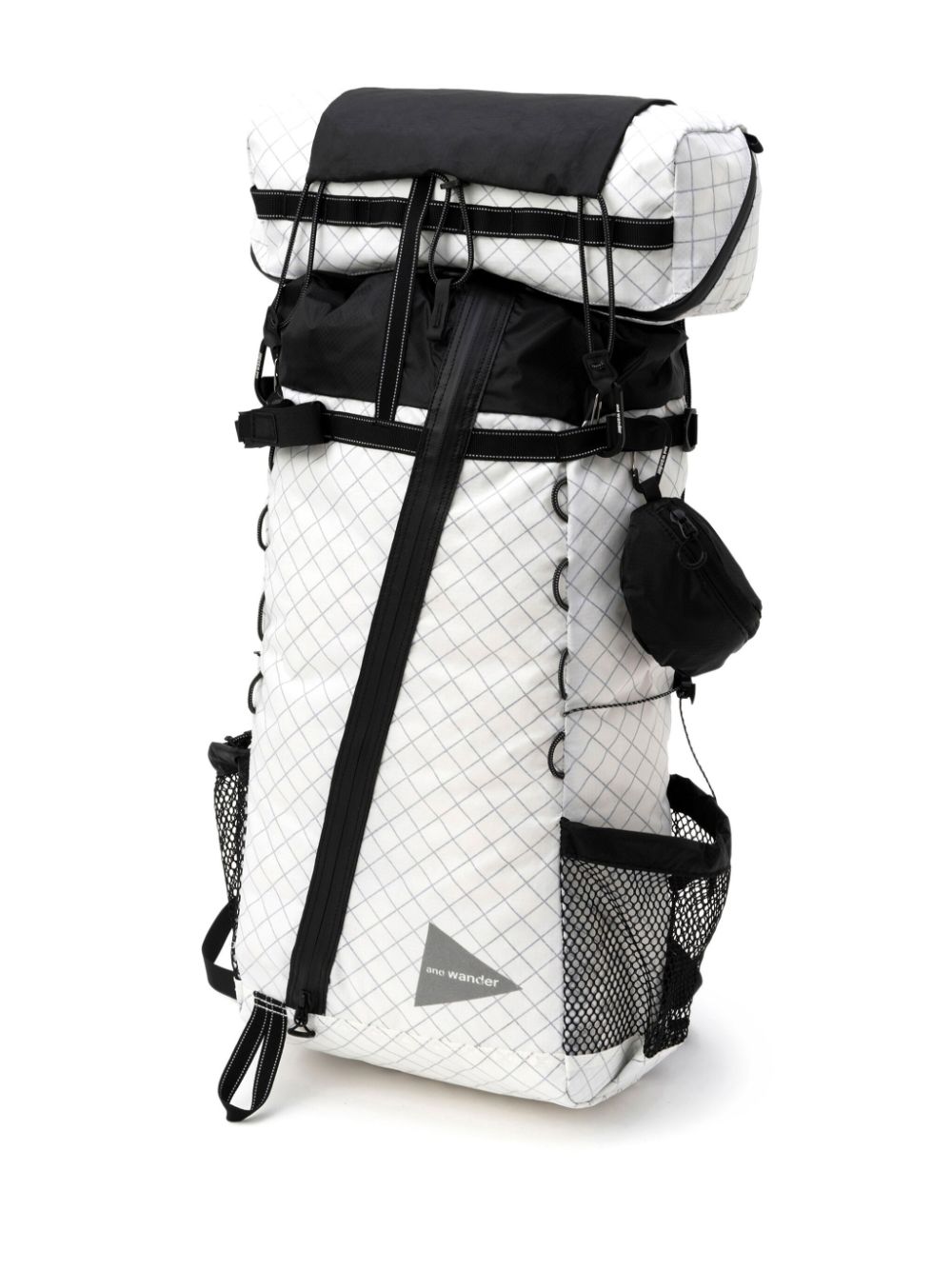 and Wander patterned backpack - White