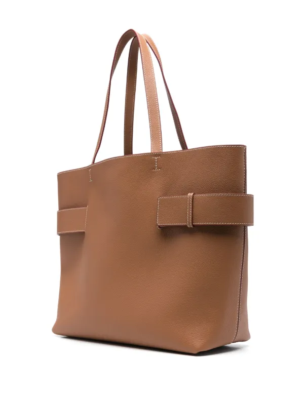 Alexander McQueen T-Bar Sling Tote Bag | Brown | FARFETCH