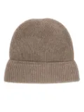 Auralee cashmere beanie hat - Brown