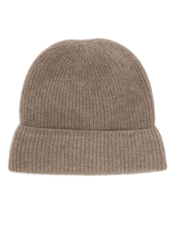Auralee カシミア ビーニー | ブラウン | FARFETCH JP
