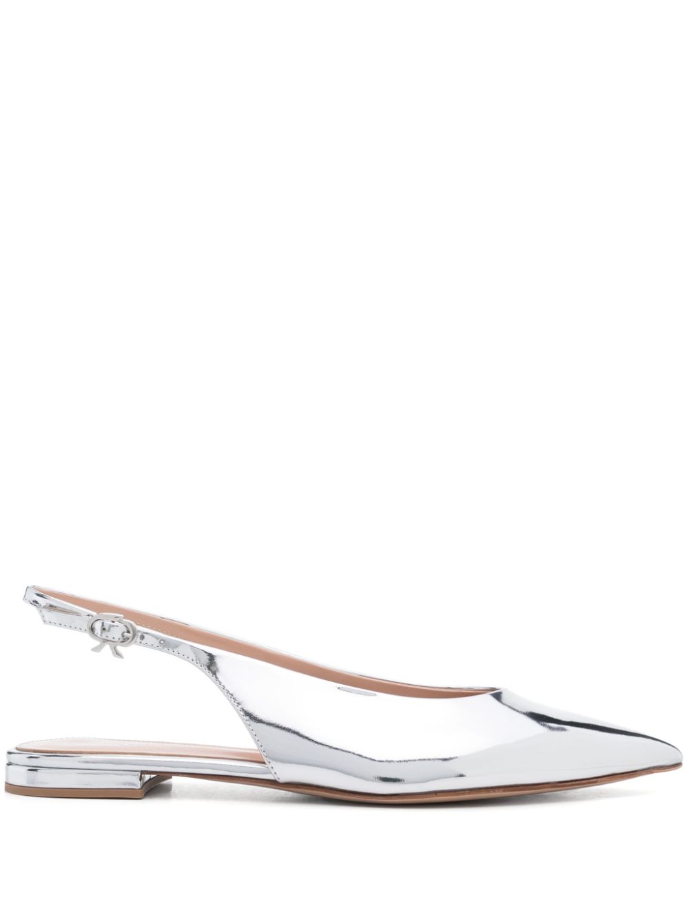 Gianvito Rossi Robbie ballet flats Silver