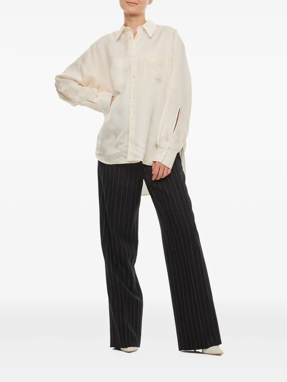 Quire Oversized blouse - Wit