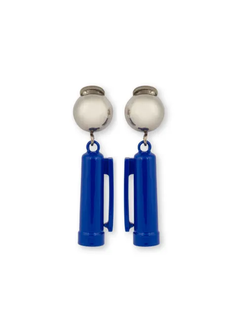 Moschino drop clip-on earrings