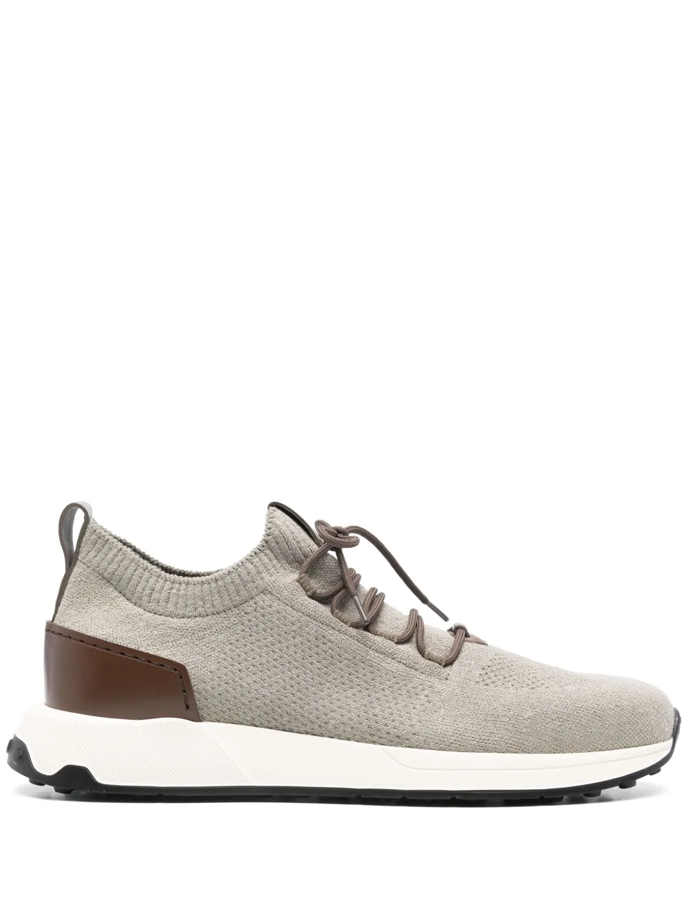 Tod's leather-trim sneakers Grey