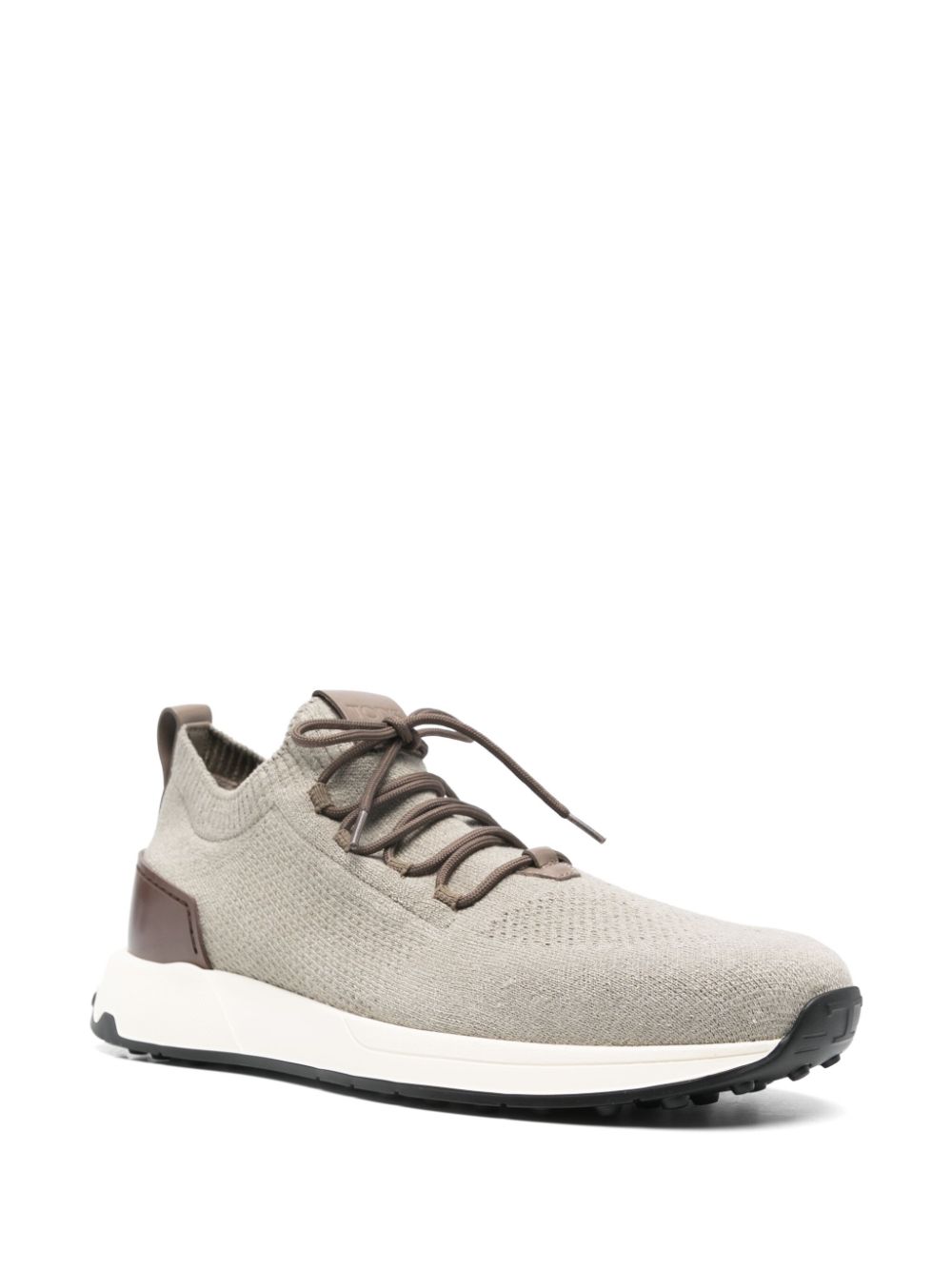 Tod's leather-trim sneakers Grey