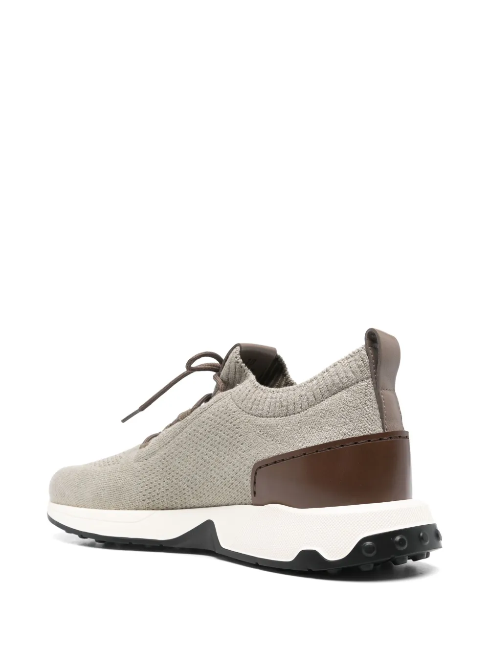 Tod's leather-trim sneakers Grey
