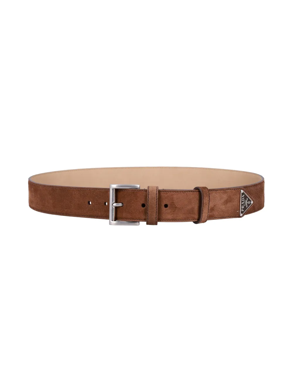 Prada Riem met logo Bruin
