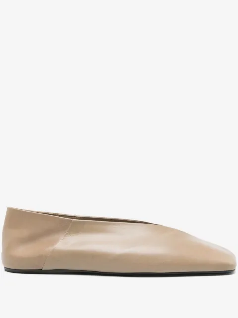 Jil Sander leather ballet flats