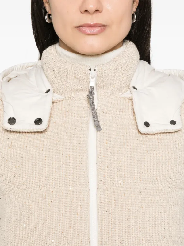 Brunello Cucinelli ニットベスト | ニュートラル | FARFETCH JP