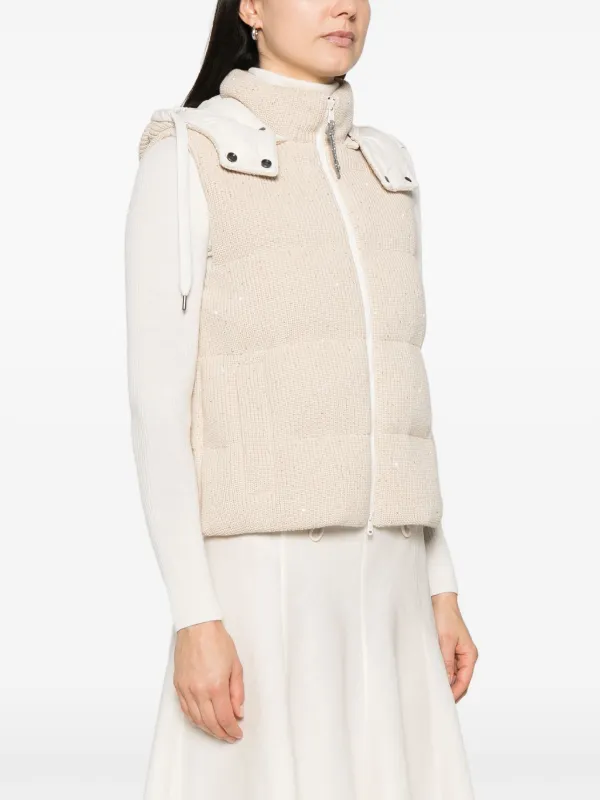 Brunello Cucinelli ニットベスト | ニュートラル | FARFETCH JP