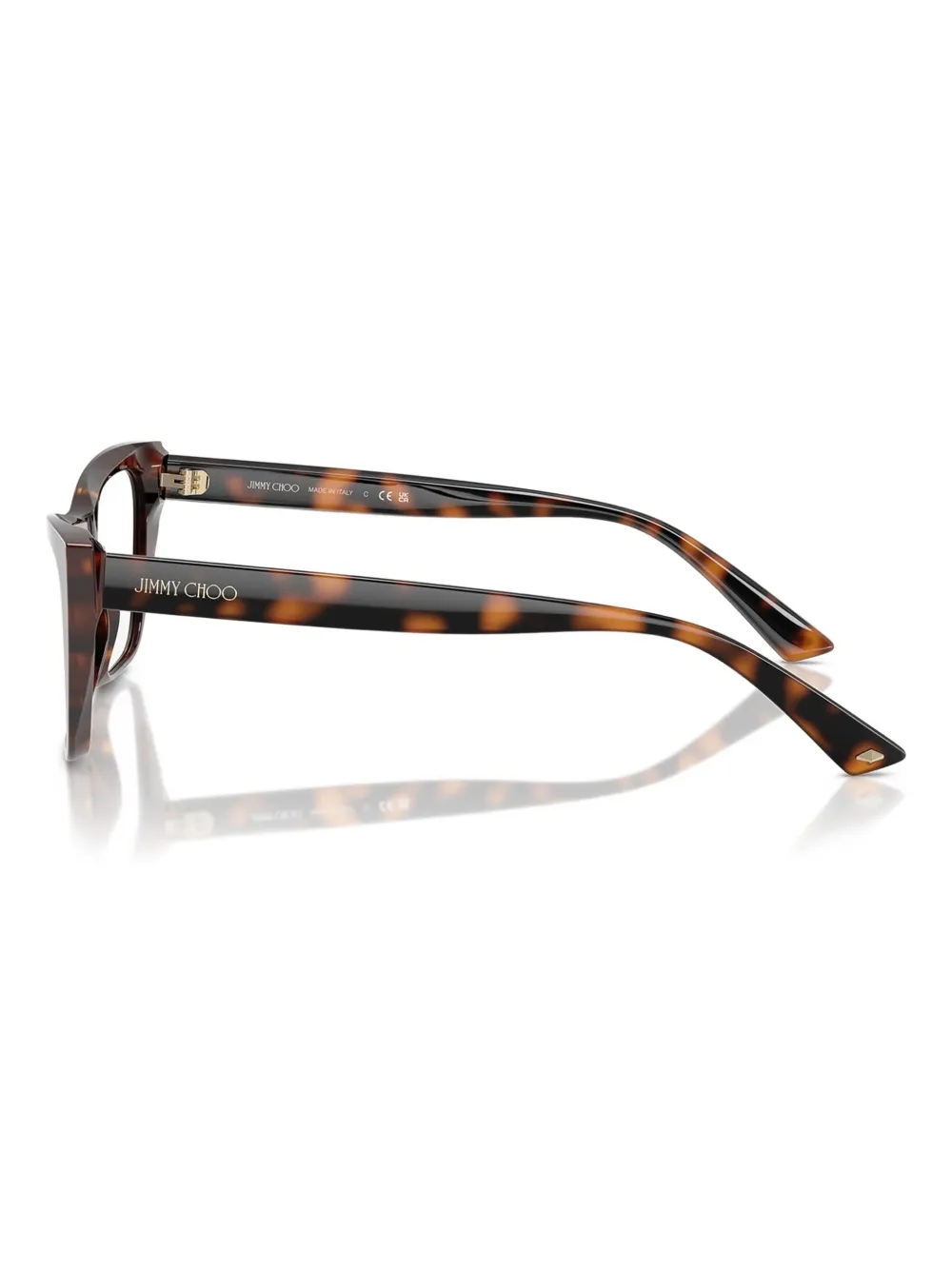 Jimmy Choo Eyewear JC3025 bril met cat-eye montuur Bruin