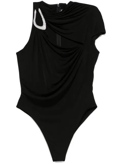 David Koma body con cristales en la hebilla