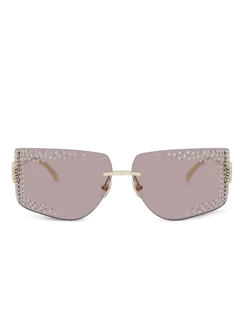 Jimmy Choo Eyewear JC4009B crystal-embellished geometric sunglasses