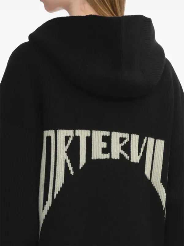 Rick Owens ジップアップ ロングカーディガン | ブラック | FARFETCH JP