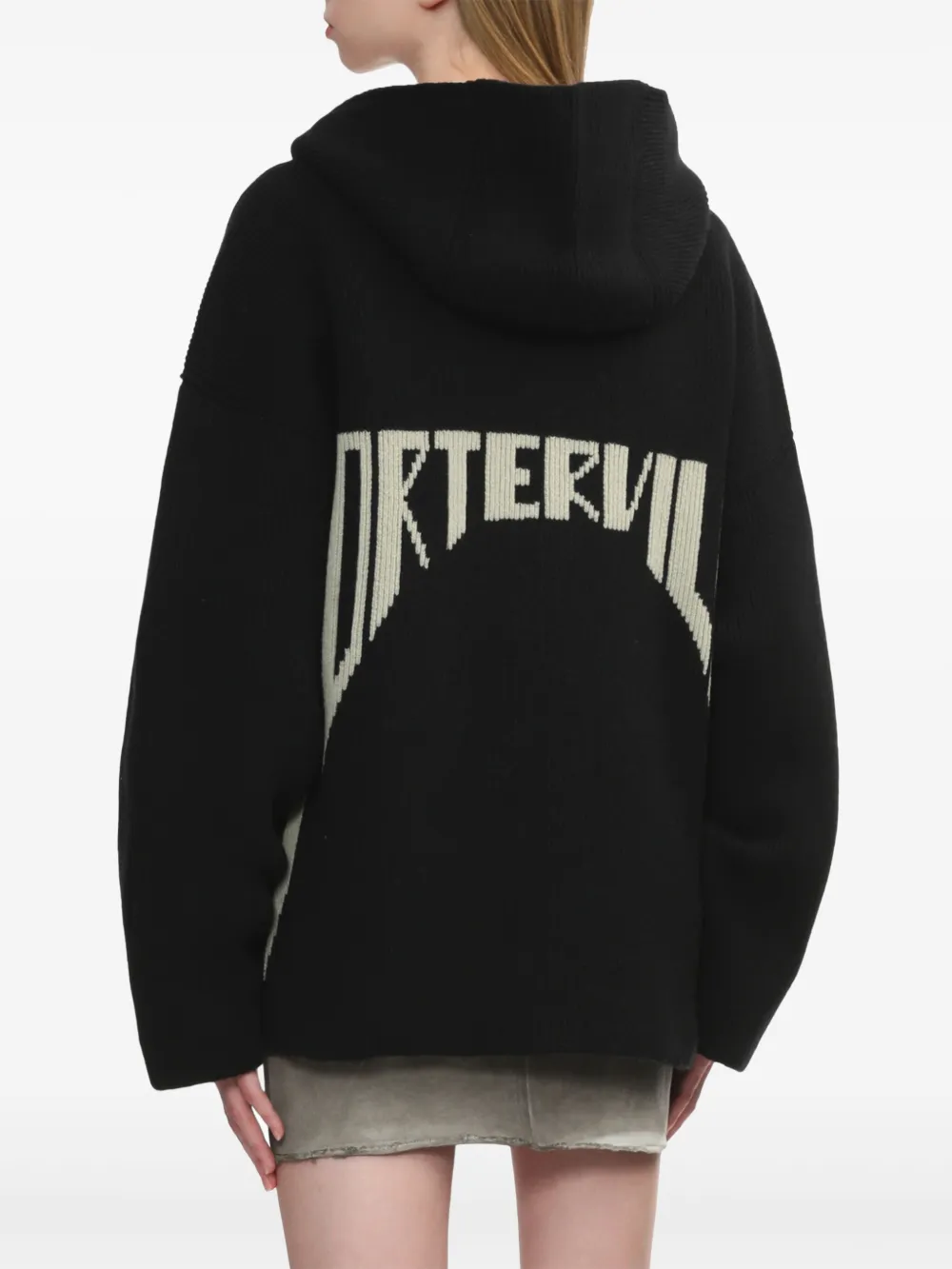 Rick Owens ジップアップ ロングカーディガン | ブラック | FARFETCH JP