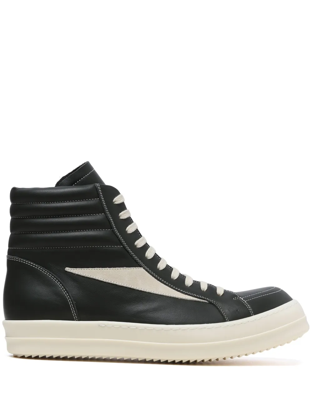 Rick Owens leather sneakers Black