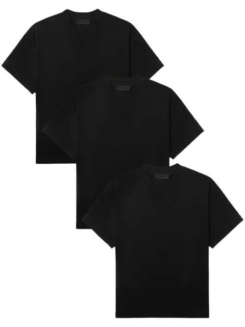 Lot de trois t-shirts à col v - FEAR OF GOD ESSENTIALS - Modalova