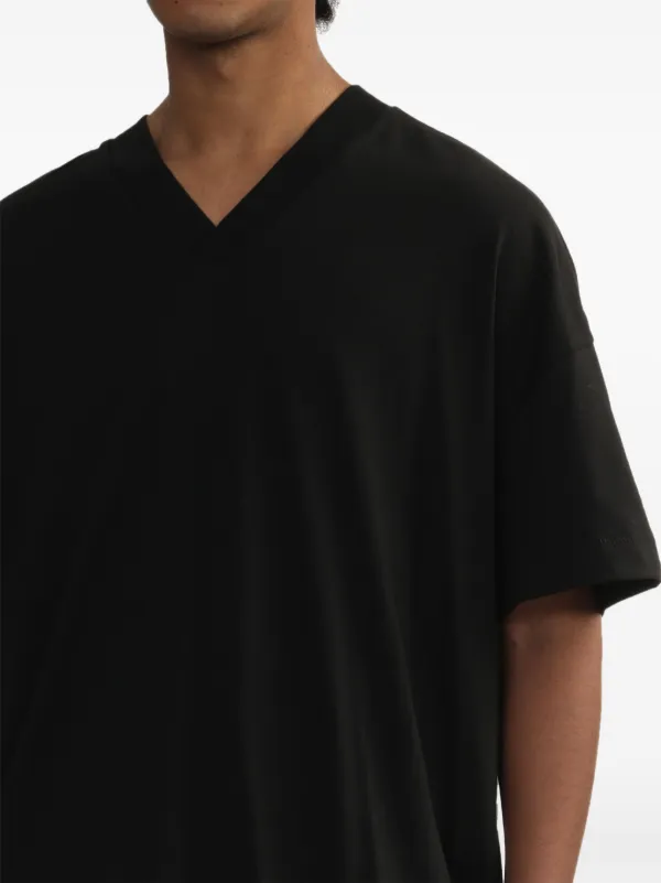FEAR OF GOD ESSENTIALS V-neck T-shirt (pack Of three) Black