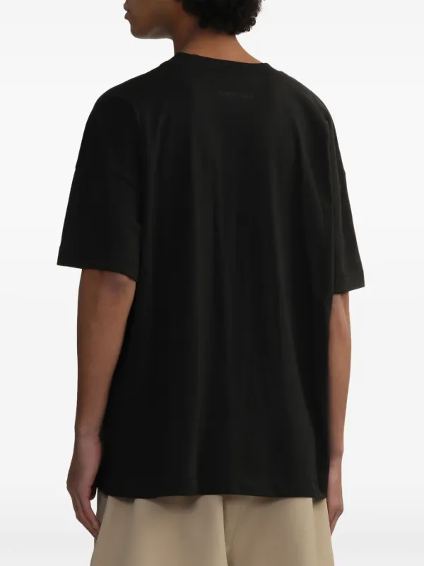 FEAR OF GOD ESSENTIALS V-neck T-shirt (pack Of three) | Black