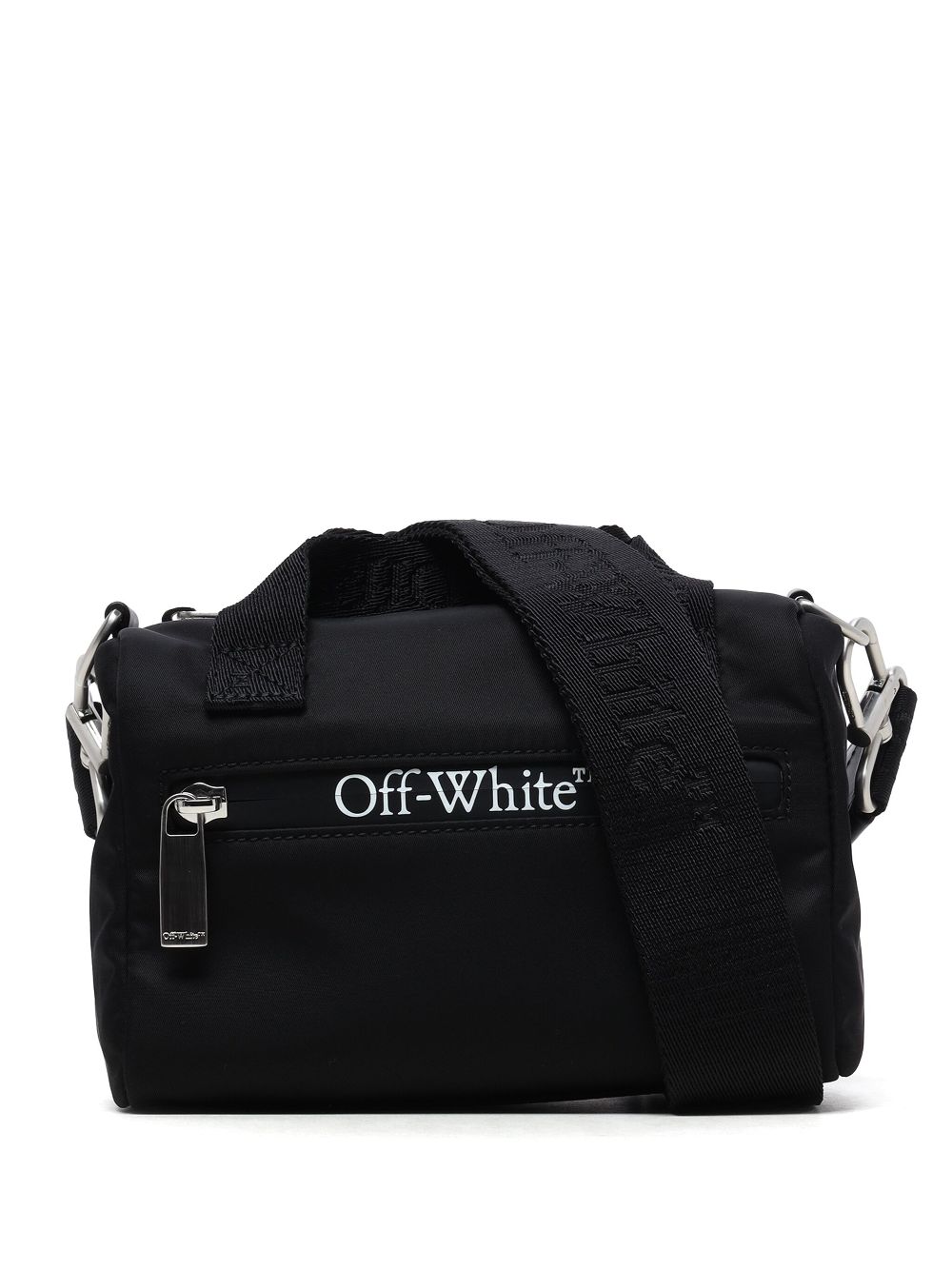 Off-White logo-print tote bag - Black