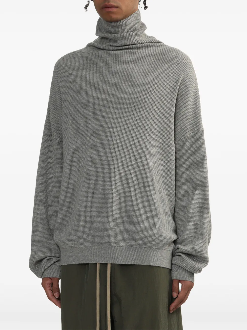 FEAR OF GOD ESSENTIALS Ribgebreide trui Grijs