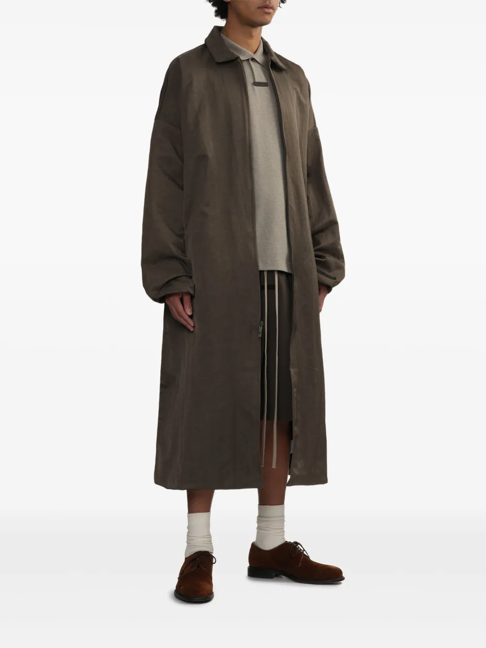 FEAR OF GOD ESSENTIALS abirgo con logo estampado | Abrigos con botonadura simple | Image 2