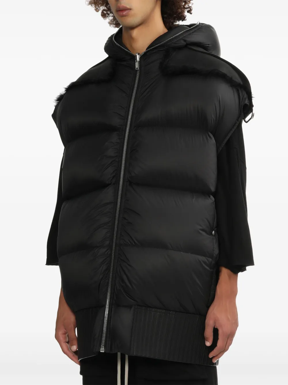 Rick Owens Bodywarmer Zwart