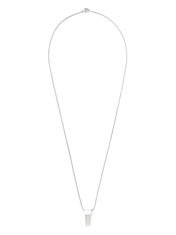 Rick Owens OPEN TRUNK CHARM ネックレス Rick Owens Open Trunk Charm Necklace | Silver | FARFETCH AZ