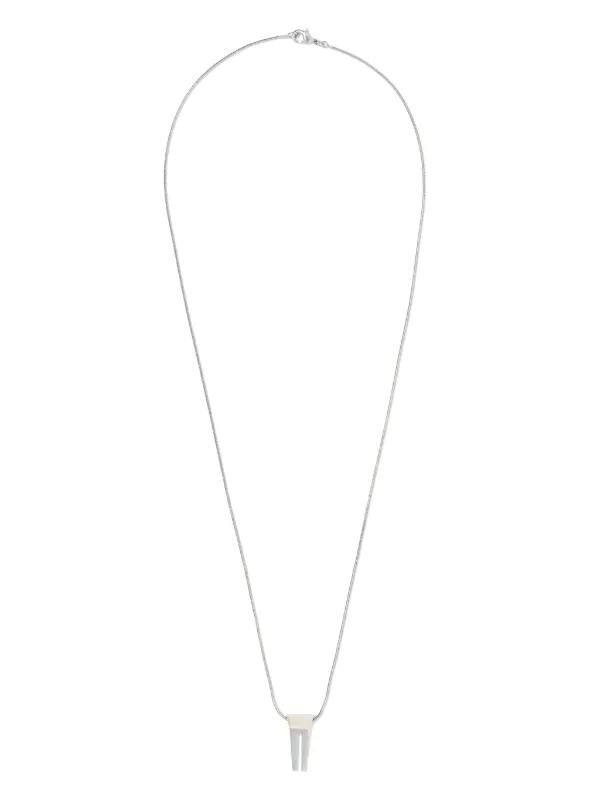 アクセサリー Rick Owens Open Trunk Charm Necklace 20034629_50307532_600.jpg