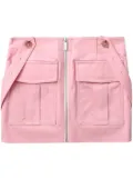 Off-White cargo mini skirt - Pink