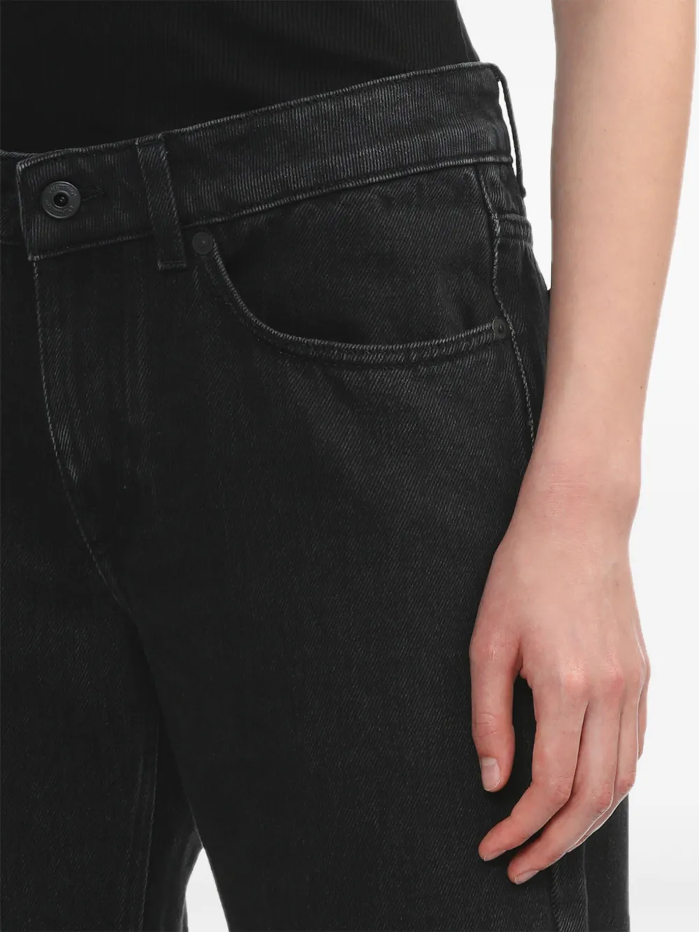 Off-White Straight jeans Zwart