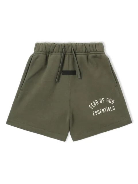 FEAR OF GOD ESSENTIALS KIDS logo-print shorts