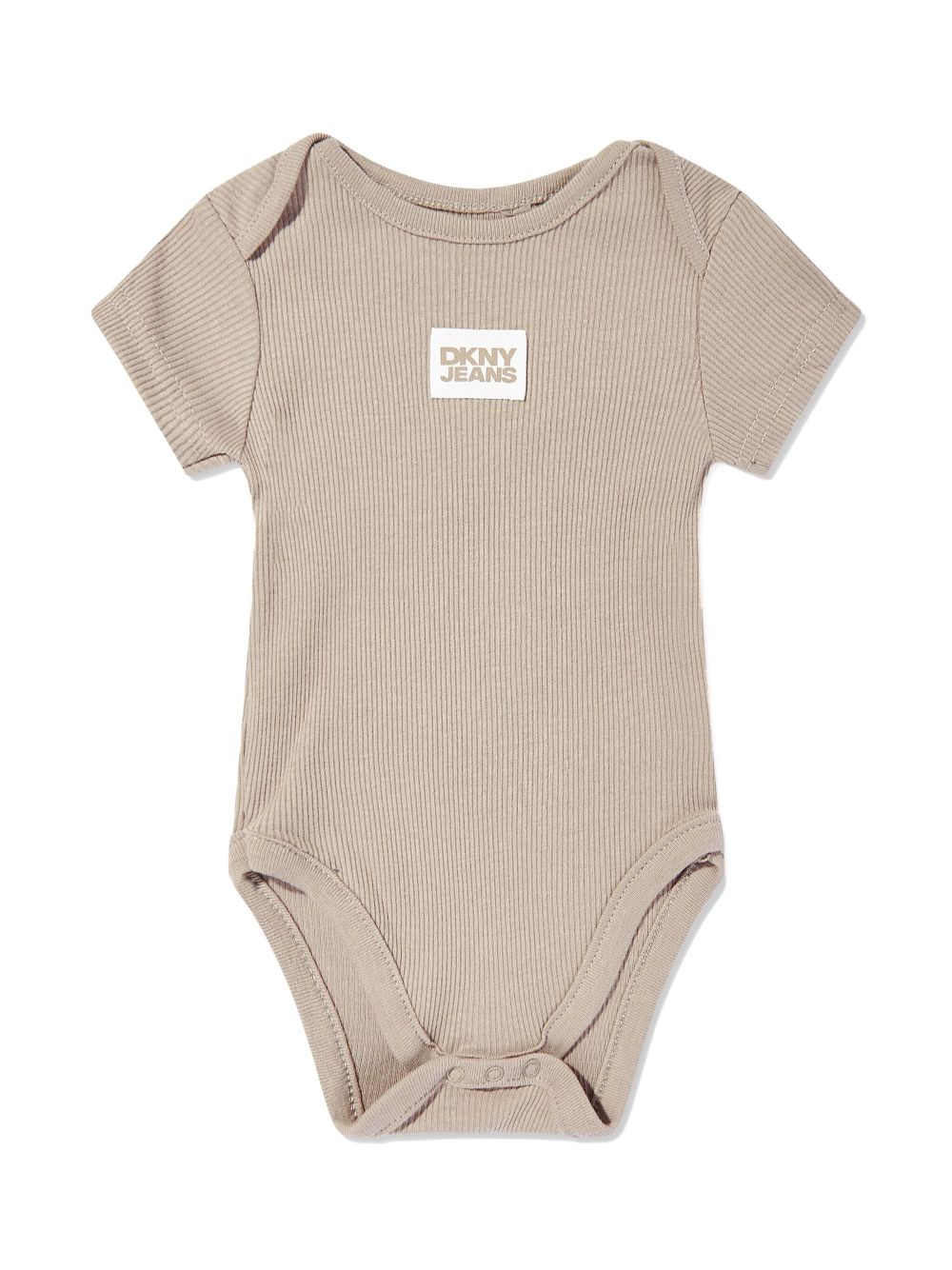 Dkny Kids Romper, muts en slabbetje - Beige