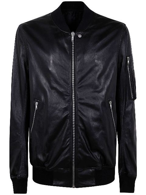 Rick Owens Classic leather jacket