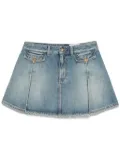 Alexander McQueen denim mini skirt - Blue