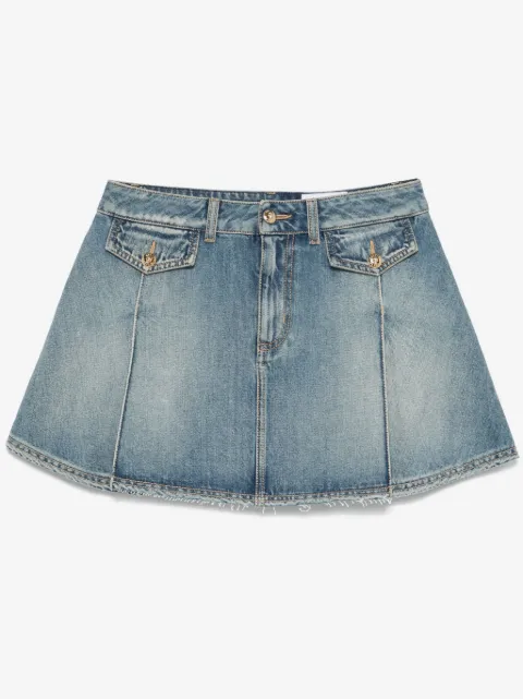 Alexander McQueen Klassischer Jeans-Minirock