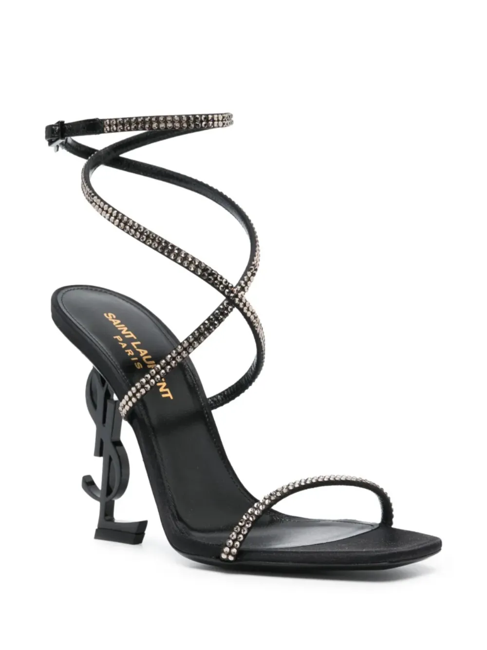 Saint Laurent Pre-Owned 110mm Opyum sandalen - Zwart