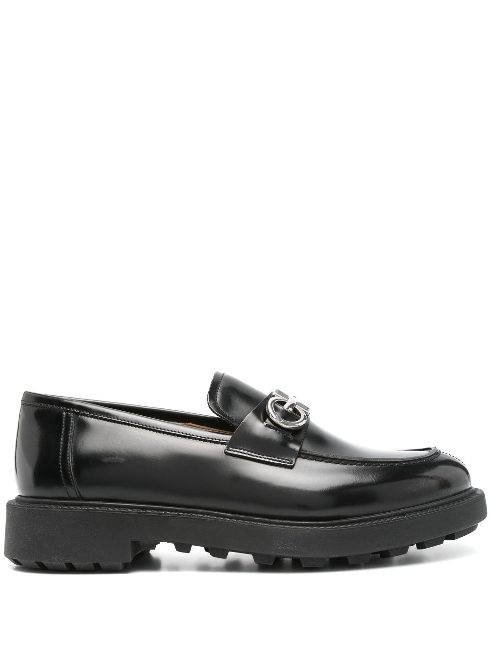 Ferragamo Pre-Owned Galles loafers - Black