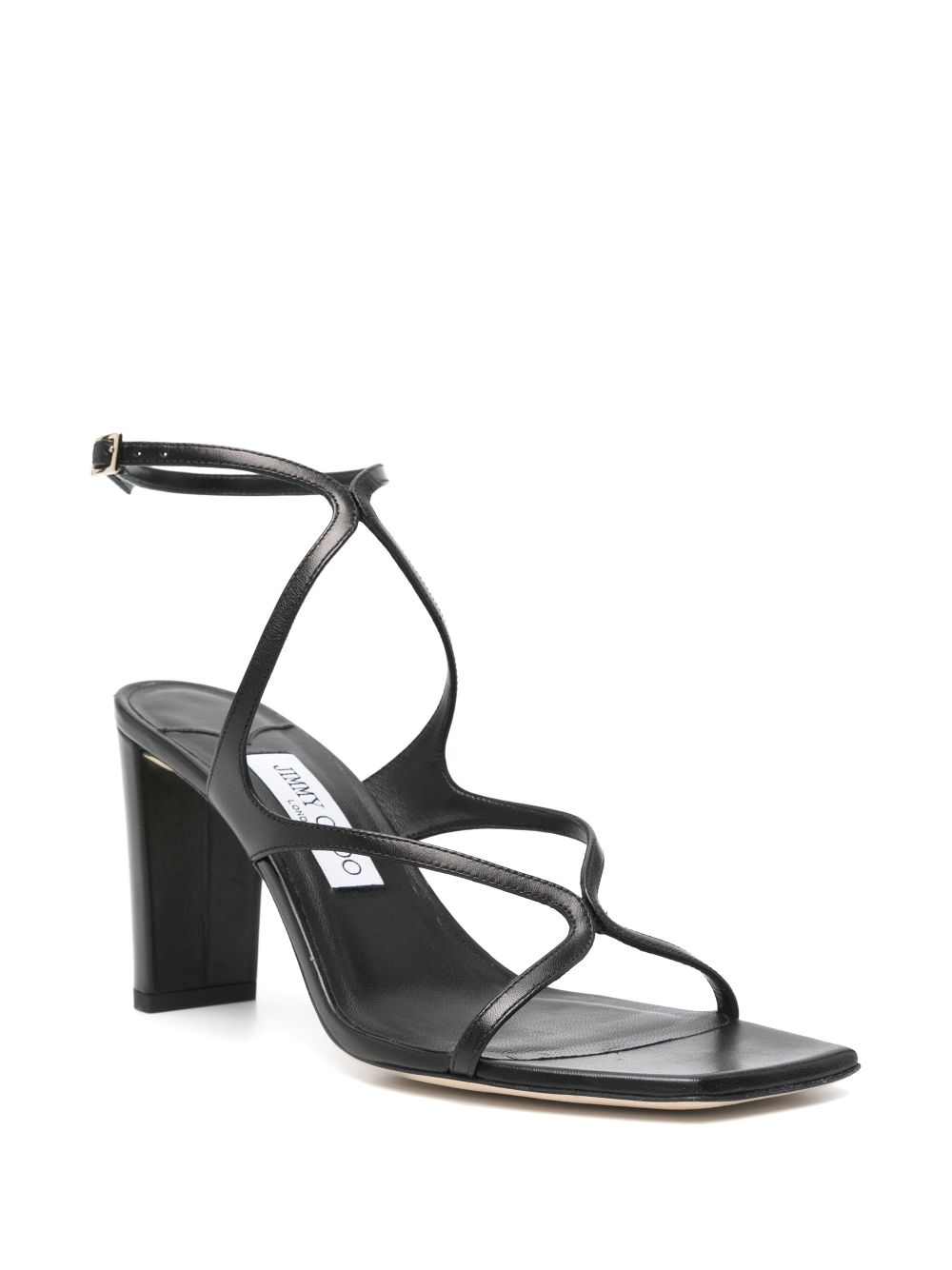 Jimmy Choo Pre-Owned 85 mm Azie sandalen - Zwart