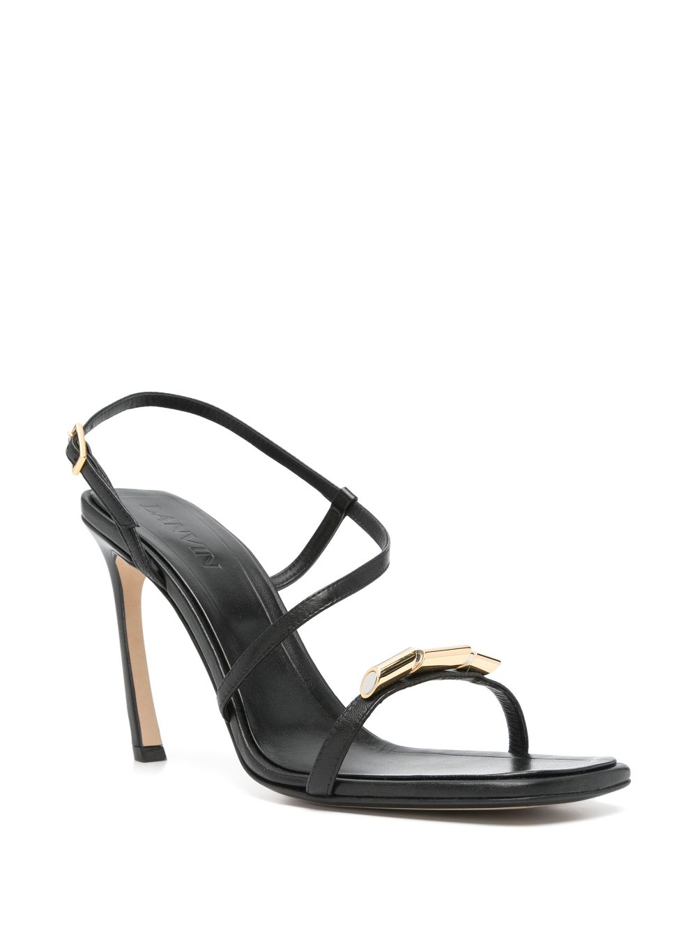 Lanvin Pre-Owned 95mm Swing sandals - Black