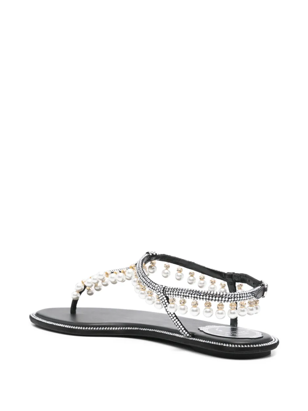 René Caovilla Diana sandals Black