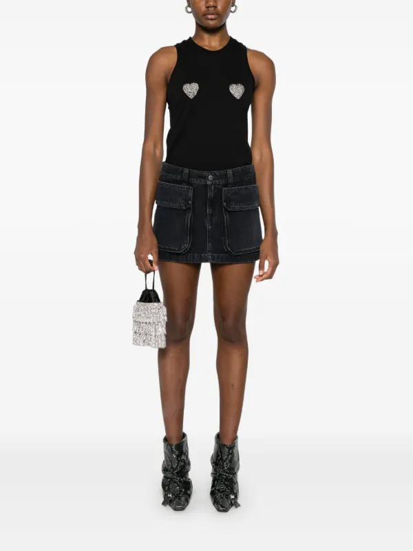 【可愛いミニスカート♪】DIESEL 'De-Ton' skirt Black DIESEL 'De-Ton' skirt Black (DIESEL/ミニスカート