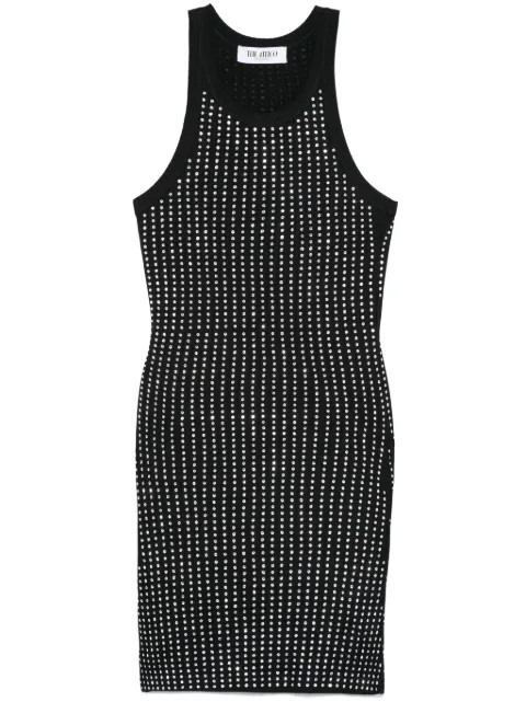 The Attico rhinestonded mini dress