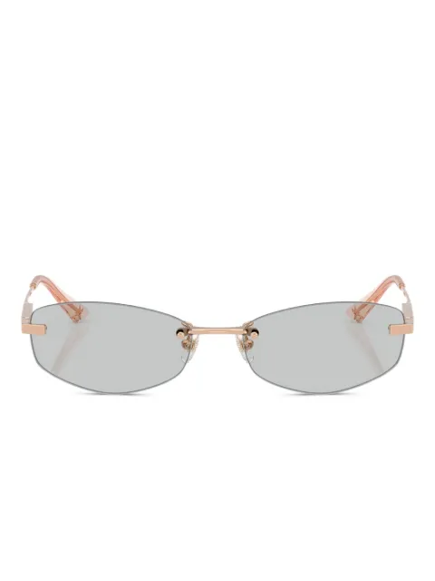 Jimmy Choo Eyewear rimless geometric sunglasses