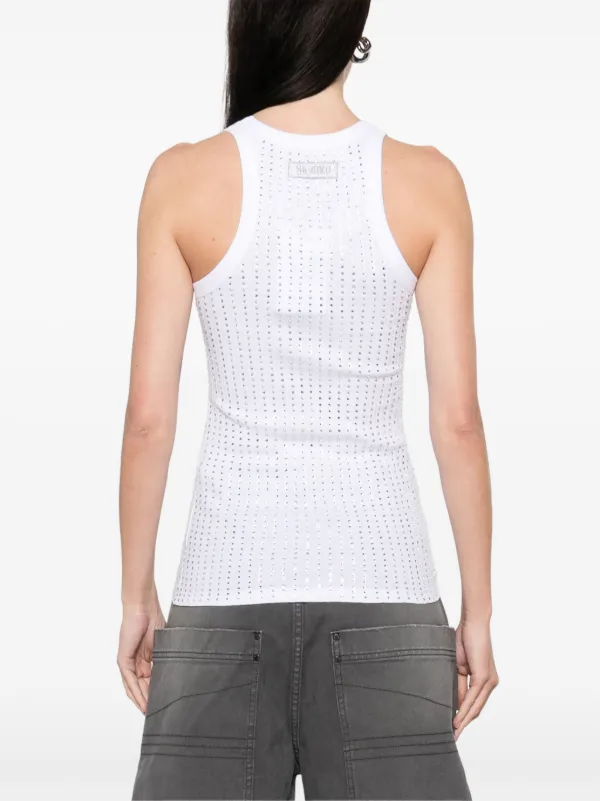 ATTICO 25SS Tシャツ・カットソー ホワイト系 The Attico Off-White Cutout T-Shirt The Attico