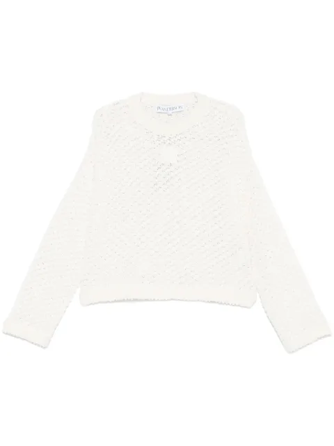 JW Anderson open-stitch cropped sweater