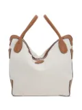 Tod's canvas shoulder bag - White