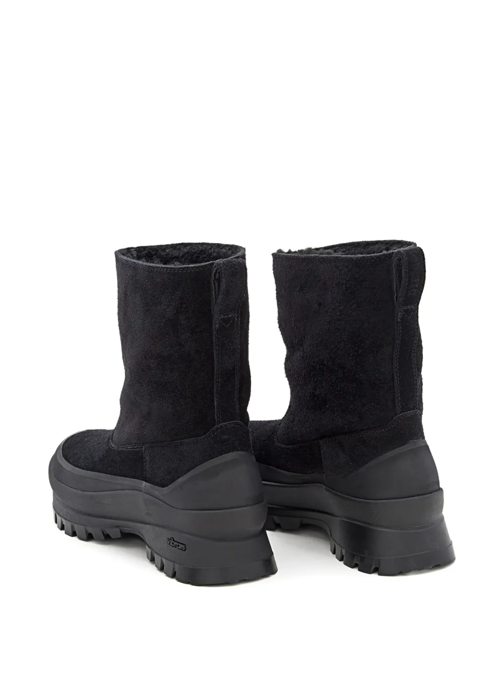 Diemme round-toe suede boots Black